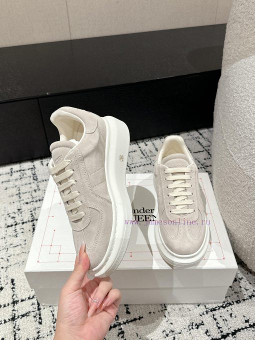 Top tierAIexanderMcQueen 24/Latest Couple Thick Bottom Casual White ShoesOriginal developmenln9tvsxz - Image 5