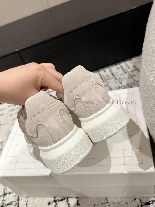 Top tierAIexanderMcQueen 24/Latest Couple Thick Bottom Casual White ShoesOriginal developmenln9tvsxz - Image 8