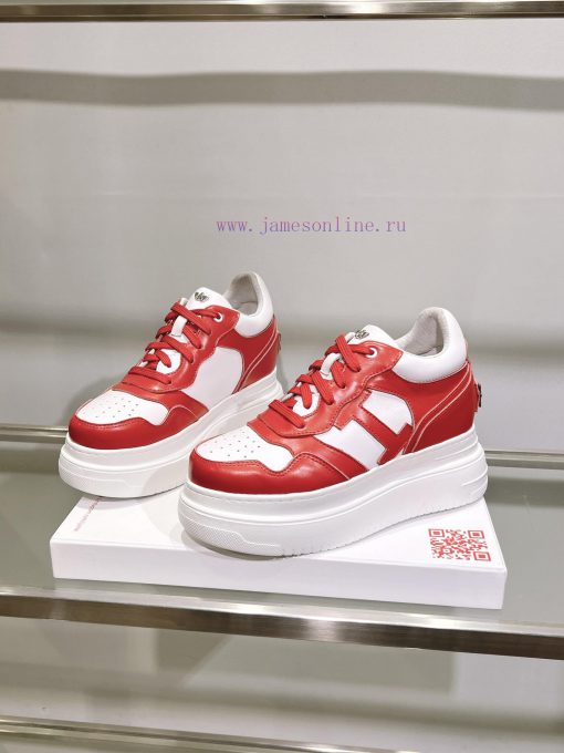 Cai Zhuoyan's same iiJin classic 9cm thick sole with increased height inside casual white shxmjfzgrg - Image 4