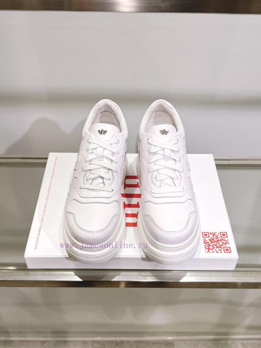 Cai Zhuoyan's same iiJin classic 9cm thick sole with increased height inside casual white shvtihni2p - Image 2