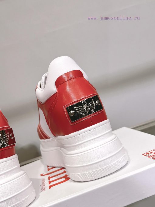 Cai Zhuoyan's same iiJin classic 9cm thick sole with increased height inside casual white shxmjfzgrg - Image 10