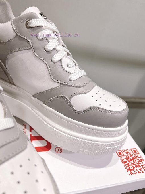 Cai Zhuoyan's same iiJin classic 9cm thick sole with increased height inside casual white shg9n5sewm - Image 10