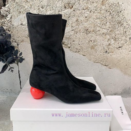 HIDEMI 2024 Autumn/Winter New Elastic Leather Retro Shaped and Short Boots Every season is auuqvi42t - Image 4