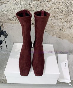 HIDEMI 2024 Autumn/Winter New Elastic Leather Retro Shaped and Short Boots Every season is aqugthh28