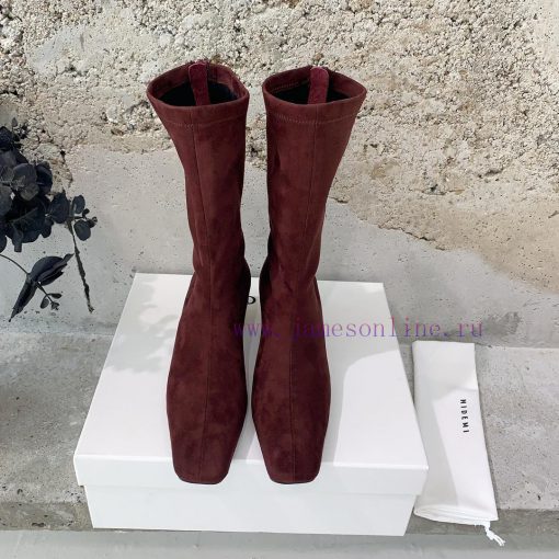 HIDEMI 2024 Autumn/Winter New Elastic Leather Retro Shaped and Short Boots Every season is aqugthh28