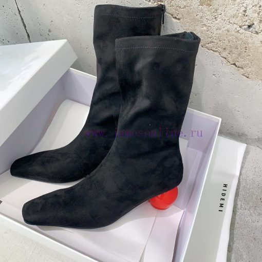 HIDEMI 2024 Autumn/Winter New Elastic Leather Retro Shaped and Short Boots Every season is auuqvi42t - Image 6