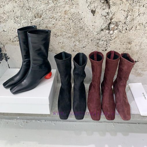 HIDEMI 2024 Autumn/Winter New Elastic Leather Retro Shaped and Short Boots Every season is auuqvi42t - Image 10