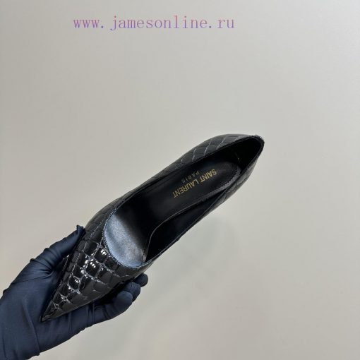 YSL Saint Laurent SS2024 High Heel Single ShoesAll kinds of small skirts are not picky to mapt8vgeeg - Image 9