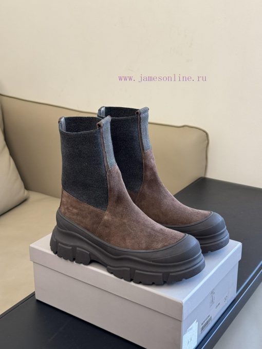 Purchasing Qualitybrunellocucinelli fw24 new arrival～BC24 Autumn/Winter Chelsea Short Boots,ytpal0il