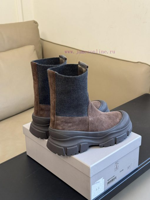 Purchasing Qualitybrunellocucinelli fw24 new arrival～BC24 Autumn/Winter Chelsea Short Boots,ytpal0il - Image 4