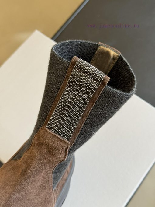Purchasing Qualitybrunellocucinelli fw24 new arrival～BC24 Autumn/Winter Chelsea Short Boots,ytpal0il - Image 8
