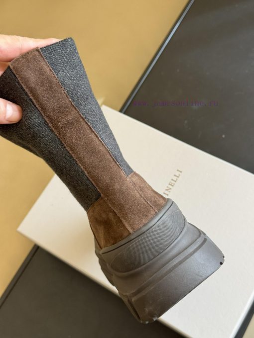 Purchasing Qualitybrunellocucinelli fw24 new arrival～BC24 Autumn/Winter Chelsea Short Boots,ytpal0il - Image 9