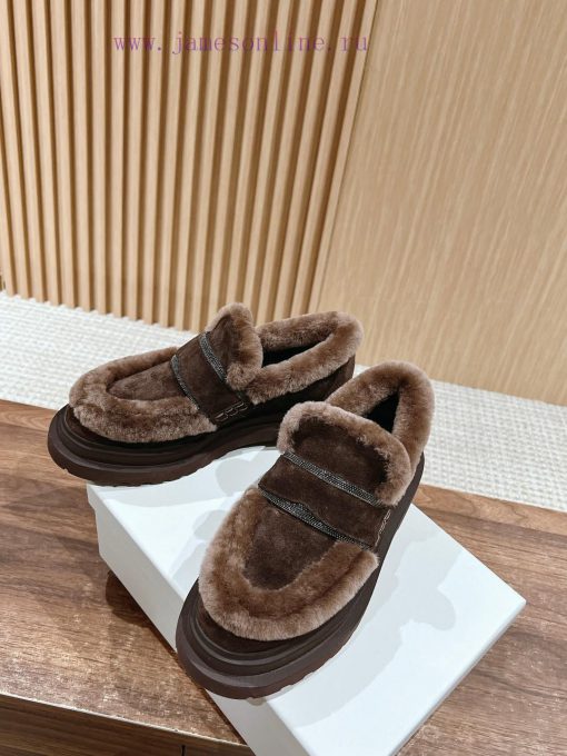 Top qualityBrunello Cucinelli fw24 new arrival～BC 2024 Autumn/Winter New | Thick soled wool ji6ltugn - Image 5