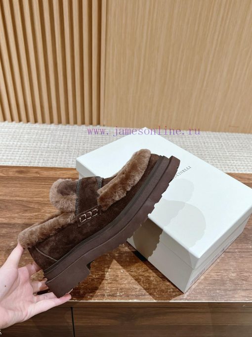 Top qualityBrunello Cucinelli fw24 new arrival～BC 2024 Autumn/Winter New | Thick soled wool ji6ltugn - Image 6