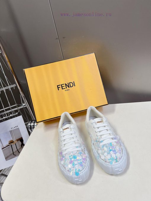 FENDI Spring/Summer Fashion Bead Casual ShoesLow cut design combined with thick bottom strucl3vv8hhl