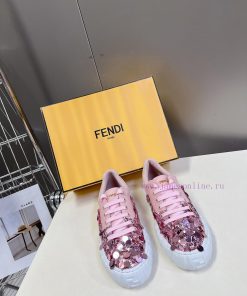 FENDI Spring/Summer Fashion Bead Casual ShoesLow cut design combined with thick bottom struc7fitpk1n