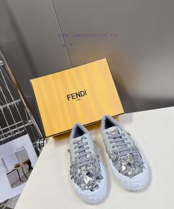 FENDI Spring/Summer Fashion Bead Casual ShoesLow cut design combined with thick bottom strucexsu5cf3
