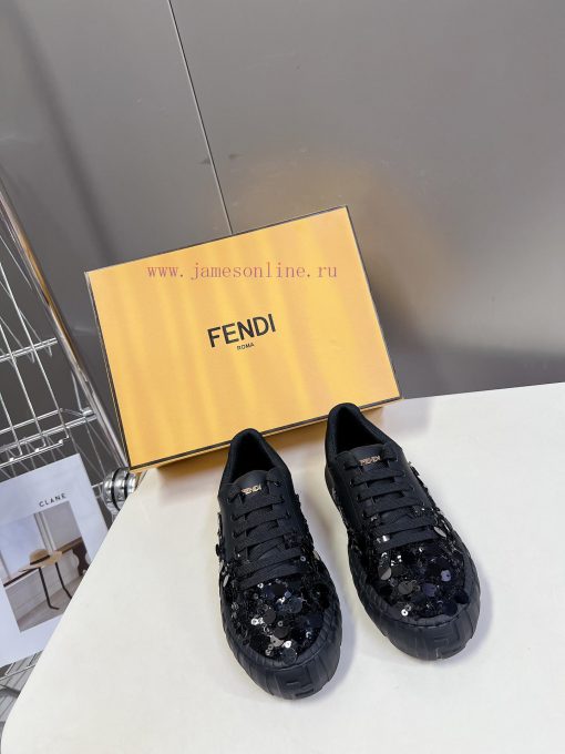 FENDI Spring/Summer Fashion Bead Casual ShoesLow cut design combined with thick bottom strucvp9pq8ho