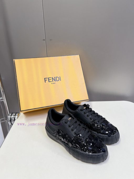 FENDI Spring/Summer Fashion Bead Casual ShoesLow cut design combined with thick bottom strucvp9pq8ho - Image 3