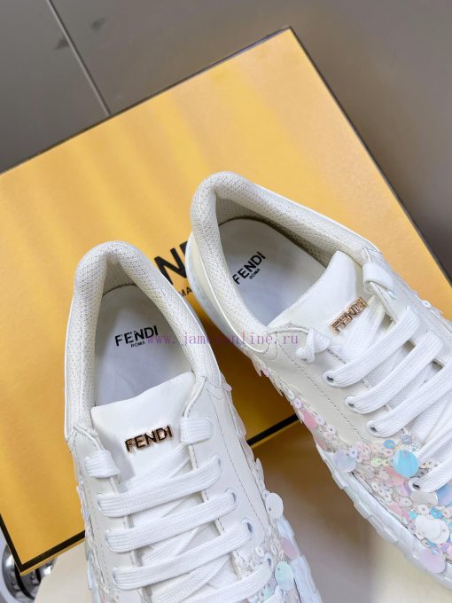 FENDI Spring/Summer Fashion Bead Casual ShoesLow cut design combined with thick bottom strucl3vv8hhl - Image 10