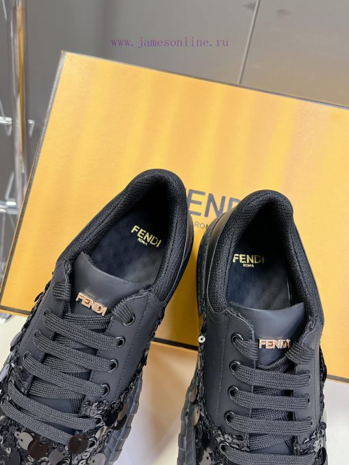 FENDI Spring/Summer Fashion Bead Casual ShoesLow cut design combined with thick bottom strucvp9pq8ho - Image 9