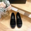 CHANEL Chanel 25ss New Early Spring Double C Color blocked suede calf leather fisherman shoet23tplls