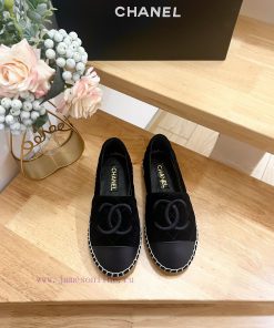 CHANEL Chanel 25ss New Early Spring Double C Color blocked suede calf leather fisherman shoet23tplls