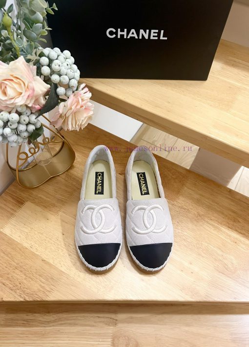 CHANEL Chanel 25ss New Early Spring Double C Color blocked suede calf leather fisherman shoet4m2j7fy