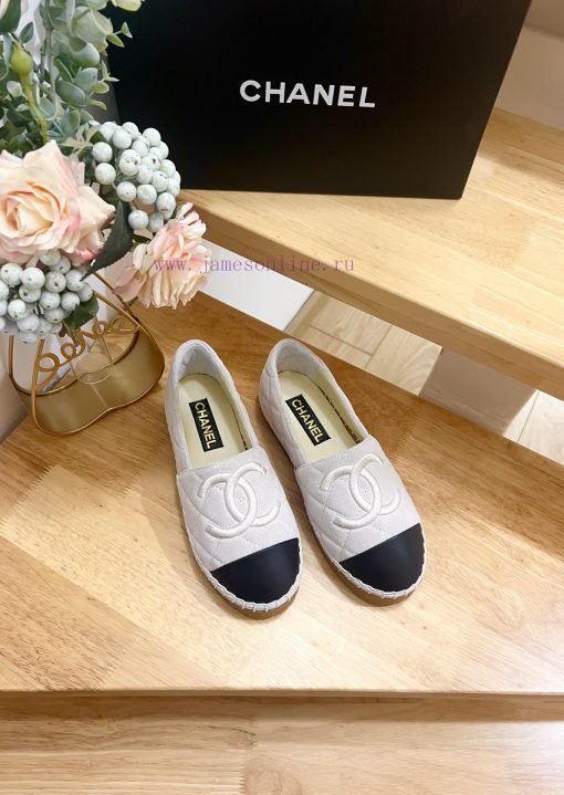 CHANEL Chanel 25ss New Early Spring Double C Color blocked suede calf leather fisherman shoet4m2j7fy - Image 3
