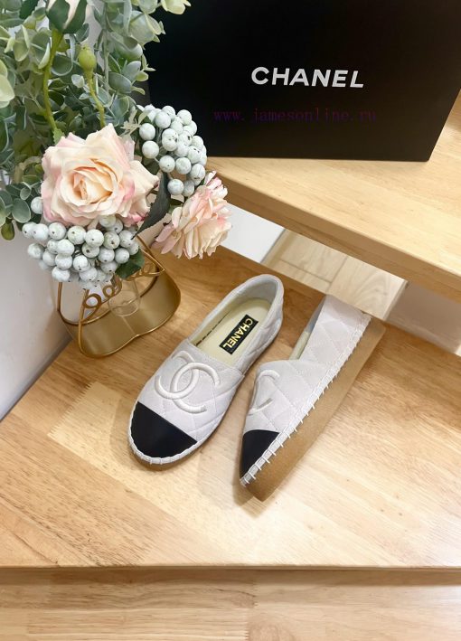 CHANEL Chanel 25ss New Early Spring Double C Color blocked suede calf leather fisherman shoet4m2j7fy - Image 5