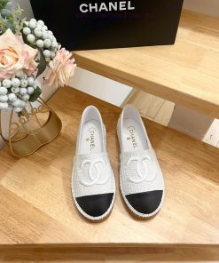 CHANEL Chanel 25ss New Early Spring Double C Color blocked Cotton Twill Soft Woven Fishermanf2gil08l
