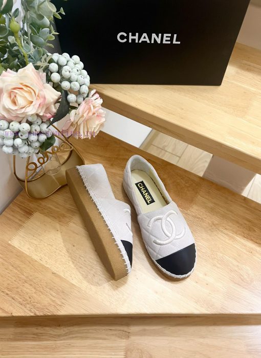 CHANEL Chanel 25ss New Early Spring Double C Color blocked suede calf leather fisherman shoet4m2j7fy - Image 6