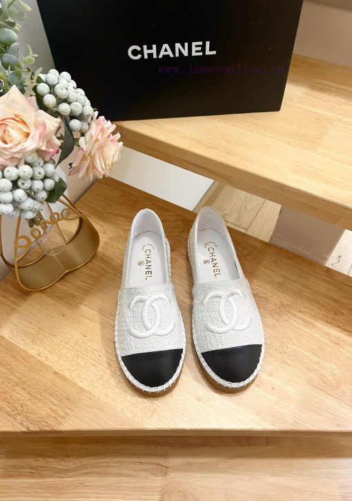 CHANEL Chanel 25ss New Early Spring Double C Color blocked Cotton Twill Soft Woven Fishermanf2gil08l - Image 2