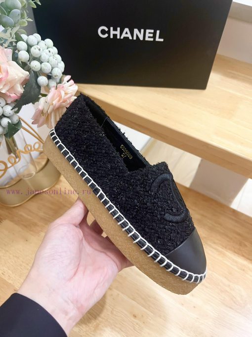 CHANEL Chanel 25ss New Early Spring Double C Color blocked Cotton Twill Soft Woven Fisherman90azjzau - Image 7