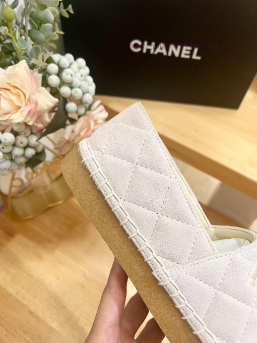 CHANEL Chanel 25ss New Early Spring Double C Color blocked suede calf leather fisherman shoet4m2j7fy - Image 9