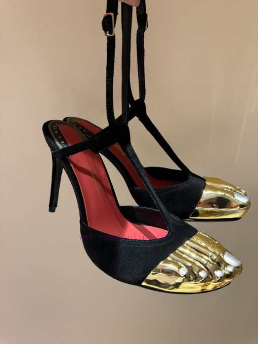 A beauty that does not belong to this worldSharparili Golden Elf Golden Toe High HeelsThe mov30tqwvp - Image 7