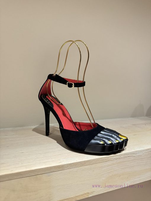 A beauty that does not belong to this worldSharparili Golden Elf Golden Toe High HeelsThe mo091jy4wn - Image 10