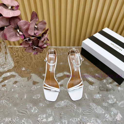 Aquazzura 2024 New Top Pineapple Women's Hollow High Heel Sandals Original 1:1 Open Mold Hee0dgxkck0 - Image 5