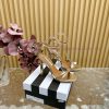 Aquazzura 2024 New Top Pineapple Women's Hollow High Heel Sandals Original 1:1 Open Mold Heez9yacbxr