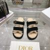 Dior 24 new Dioract series Maillard style fur integrated magic button sandalsDior super cute0mwdud18