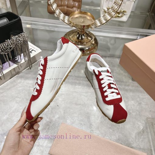 MiuMiu 25 new casual shoes are comfortable, breathable, simple, retro and fashionable on the2gfdjm7p - Image 3