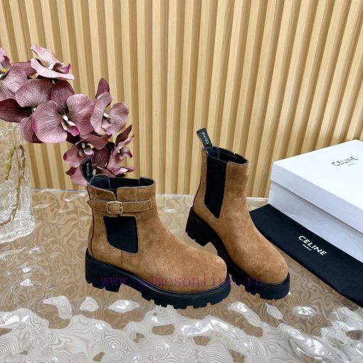 2024 Synchronized Autumn/Winter New Celine | Celine 24 Autumn/Winter New Product Thick Botto1muoyssm - Image 9