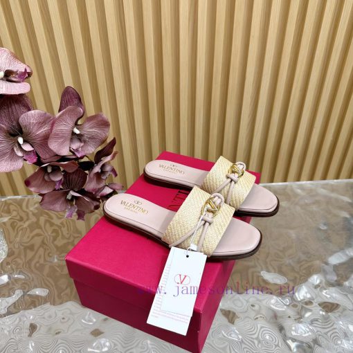 -- New Warren——————2024 Top Quality Valentino Woven Slippers with Exquisite Texture ️ Very e0krews9d