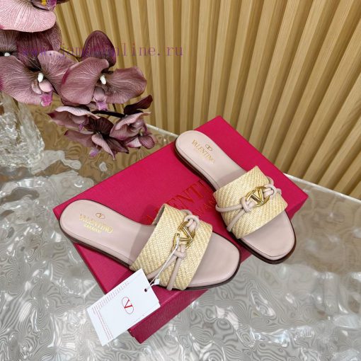 -- New Warren——————2024 Top Quality Valentino Woven Slippers with Exquisite Texture ️ Very e0krews9d - Image 3