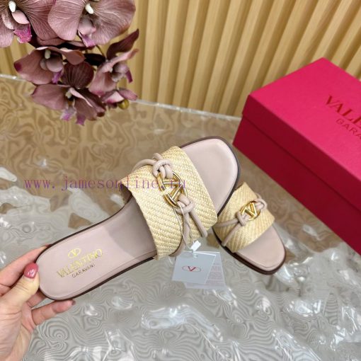 -- New Warren——————2024 Top Quality Valentino Woven Slippers with Exquisite Texture ️ Very e0krews9d - Image 8
