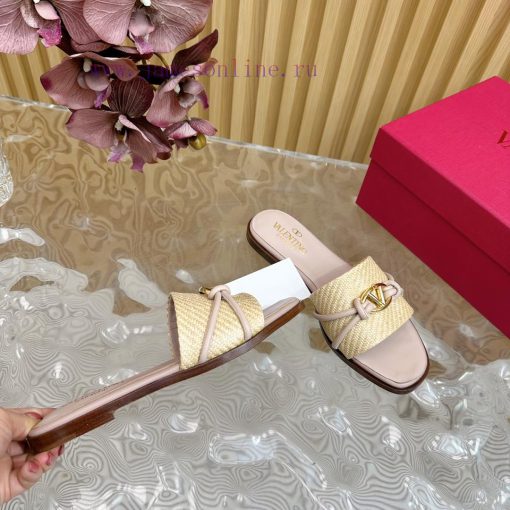 -- New Warren——————2024 Top Quality Valentino Woven Slippers with Exquisite Texture ️ Very e0krews9d - Image 9