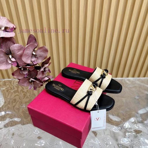 -- New Warren——————2024 Top Quality Valentino Woven Slippers with Exquisite Texture ️ Very e3d5tlw5p