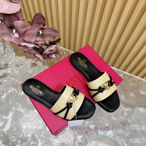 -- New Warren——————2024 Top Quality Valentino Woven Slippers with Exquisite Texture ️ Very e3d5tlw5p - Image 3