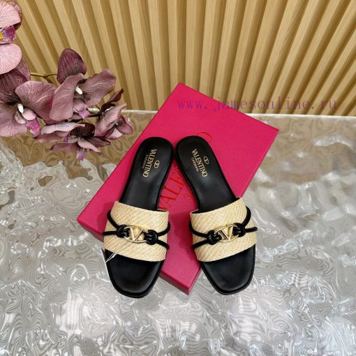 -- New Warren——————2024 Top Quality Valentino Woven Slippers with Exquisite Texture ️ Very e3d5tlw5p - Image 4