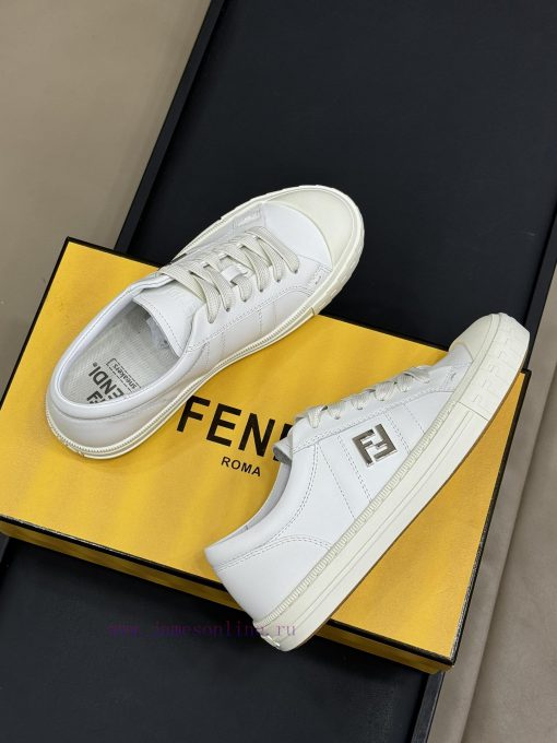 Fendi SS25 small board shoesA super delicate item made of calf leather materialThe FF hardwa3anxj48p - Image 5